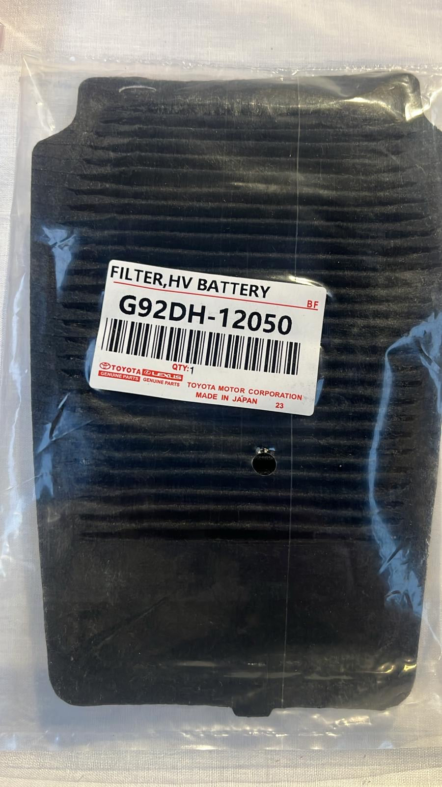 Genuine Toyota Corolla Hybrid Battery filter