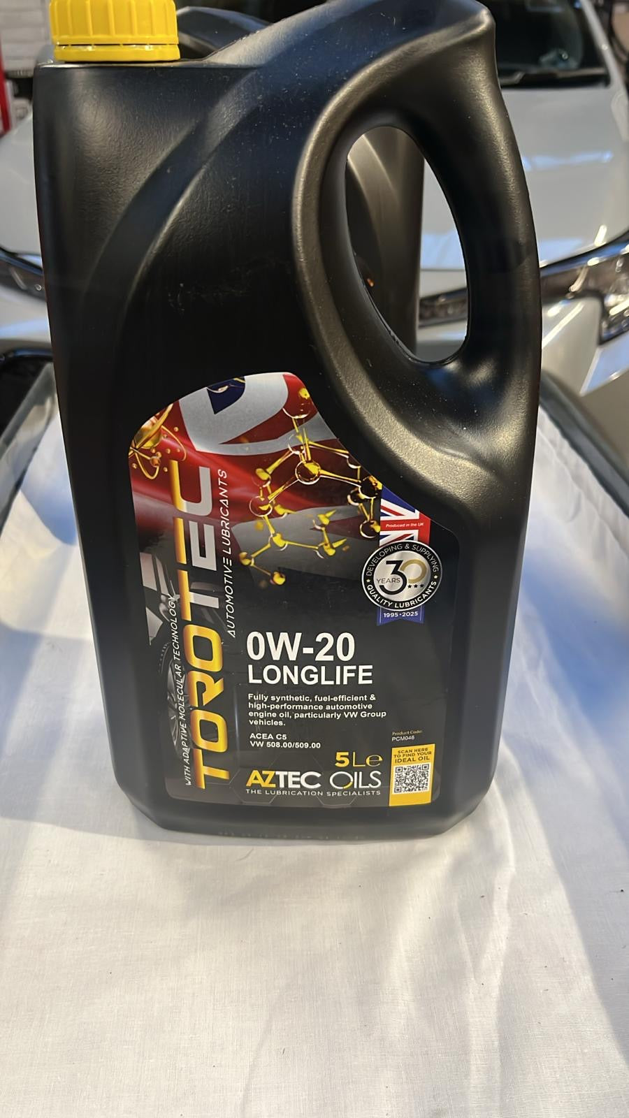 0W-20 LongLife Engine Oil 5Litres (5L) Fully Synthetic
