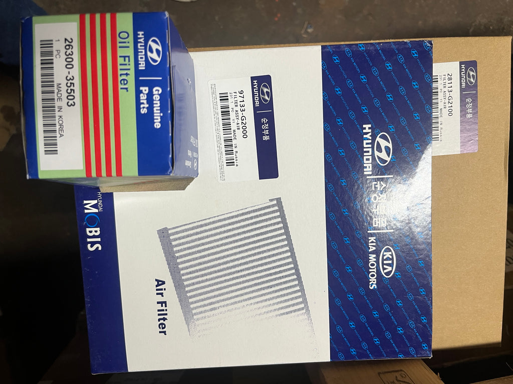 OE Genuine Hyundai Ionic service kit